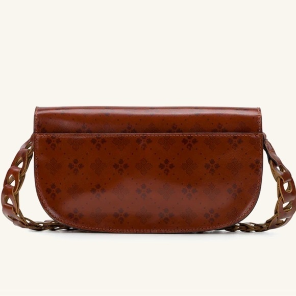 Patricia Nash Chelsea Chainlink Crossbody Signature Floret Print Minimal… - Picture 5 of 13